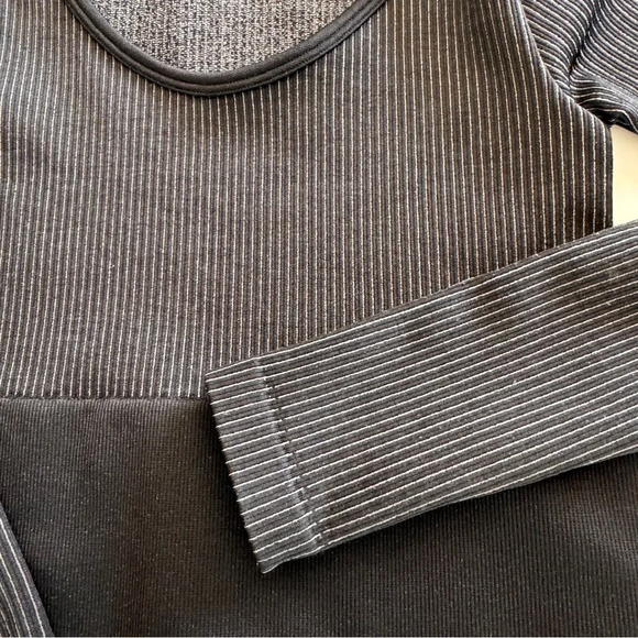 Aerie- Offline- Ribbed- Long sleeve top-Athleisure-Crop- Workout- Women’s Small - Picture 8 of 13